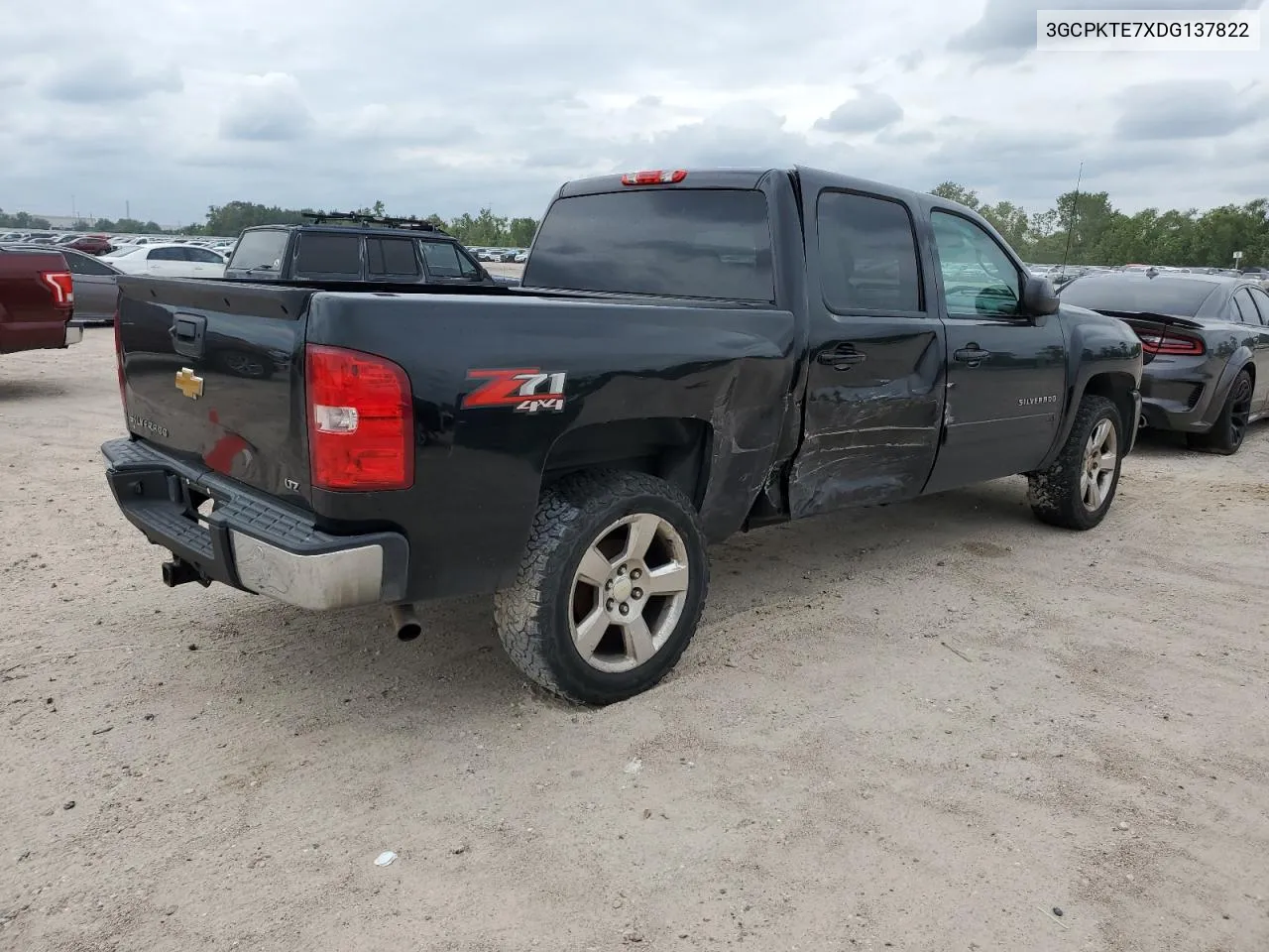 2013 Chevrolet Silverado K1500 Ltz VIN: 3GCPKTE7XDG137822 Lot: 70201314