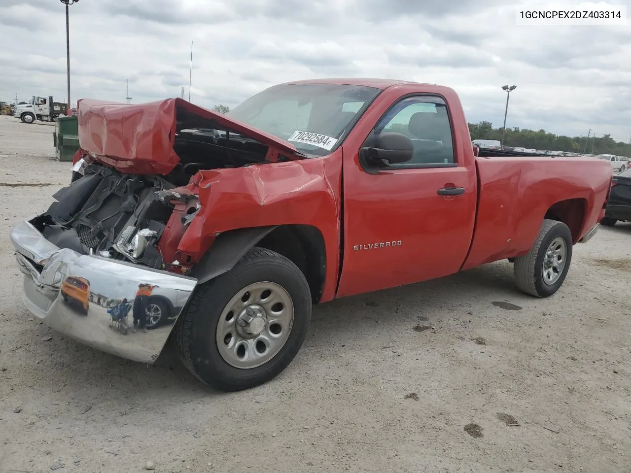 2013 Chevrolet Silverado C1500 VIN: 1GCNCPEX2DZ403314 Lot: 70292584