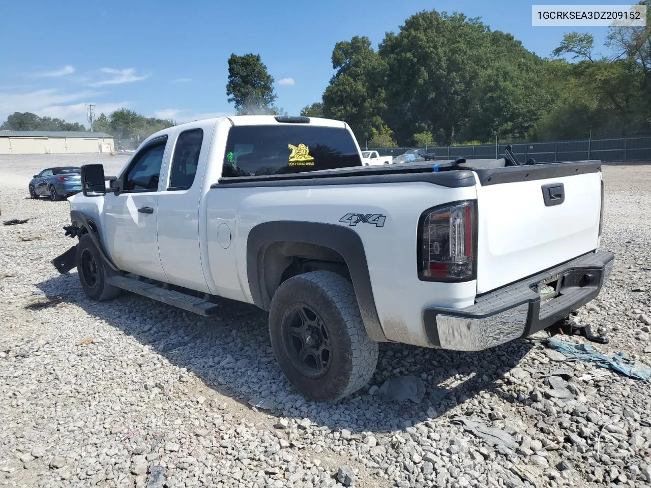 1GCRKSEA3DZ209152 2013 Chevrolet Silverado K1500 Lt