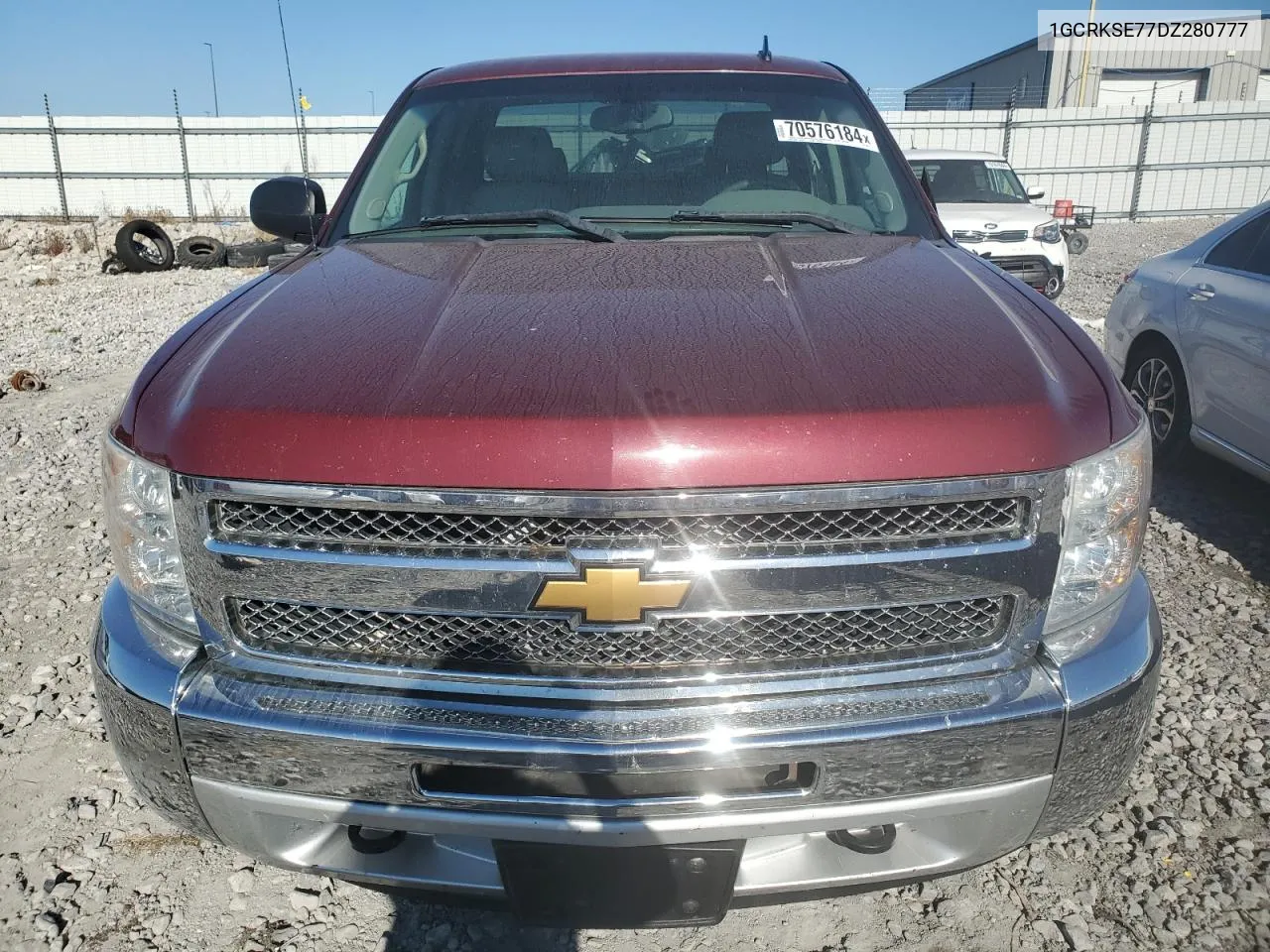 2013 Chevrolet Silverado K1500 Lt VIN: 1GCRKSE77DZ280777 Lot: 70576184