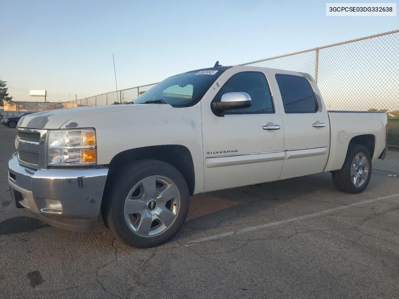 2013 Chevrolet Silverado C1500 Lt VIN: 3GCPCSE03DG332638 Lot: 70783334