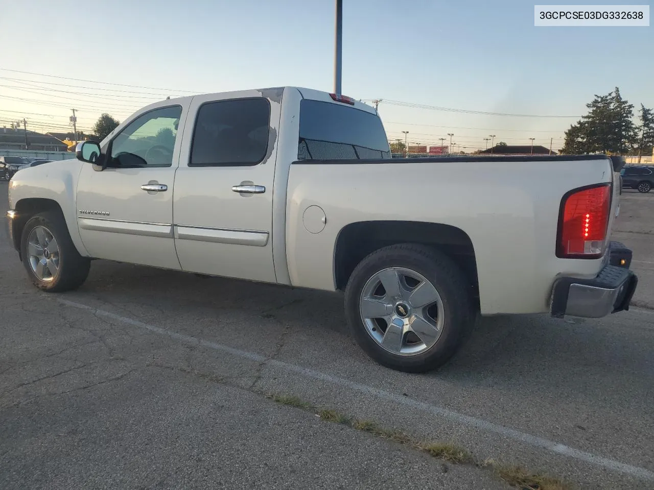 2013 Chevrolet Silverado C1500 Lt VIN: 3GCPCSE03DG332638 Lot: 70783334