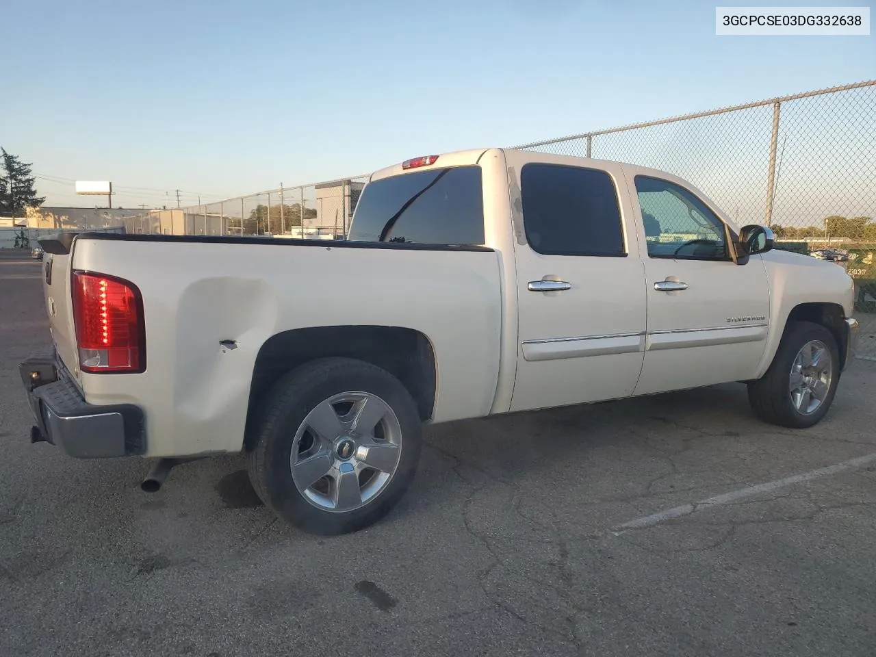 2013 Chevrolet Silverado C1500 Lt VIN: 3GCPCSE03DG332638 Lot: 70783334