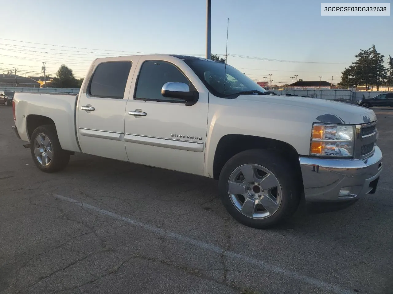 2013 Chevrolet Silverado C1500 Lt VIN: 3GCPCSE03DG332638 Lot: 70783334