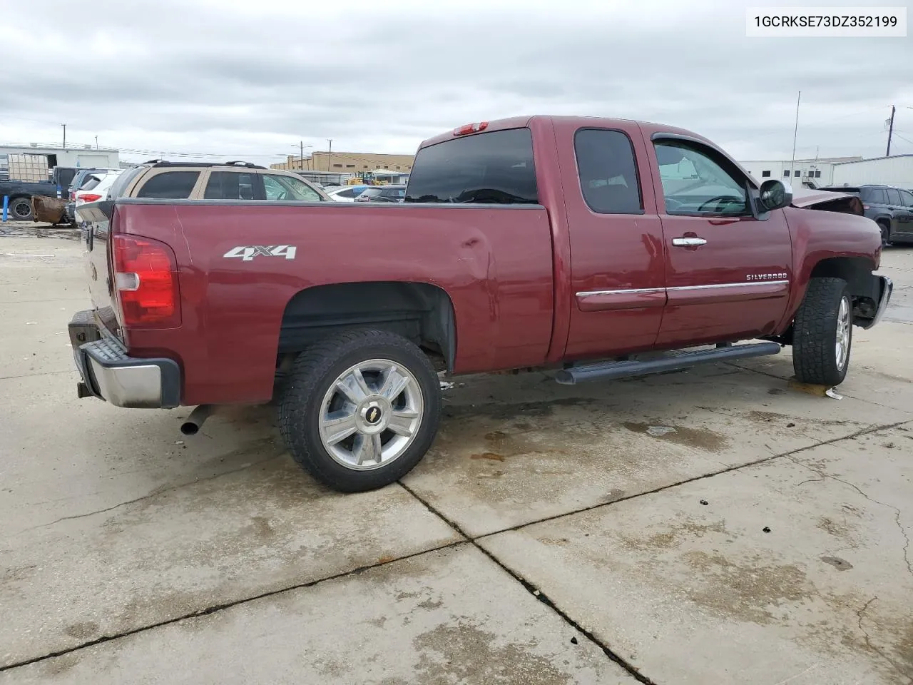 2013 Chevrolet Silverado K1500 Lt VIN: 1GCRKSE73DZ352199 Lot: 71120024