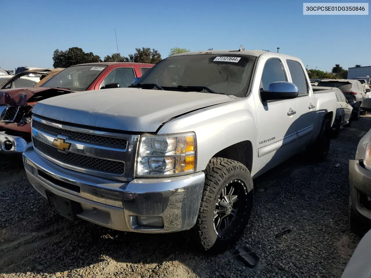 2013 Chevrolet Silverado C1500 Lt VIN: 3GCPCSE01DG350846 Lot: 71127644