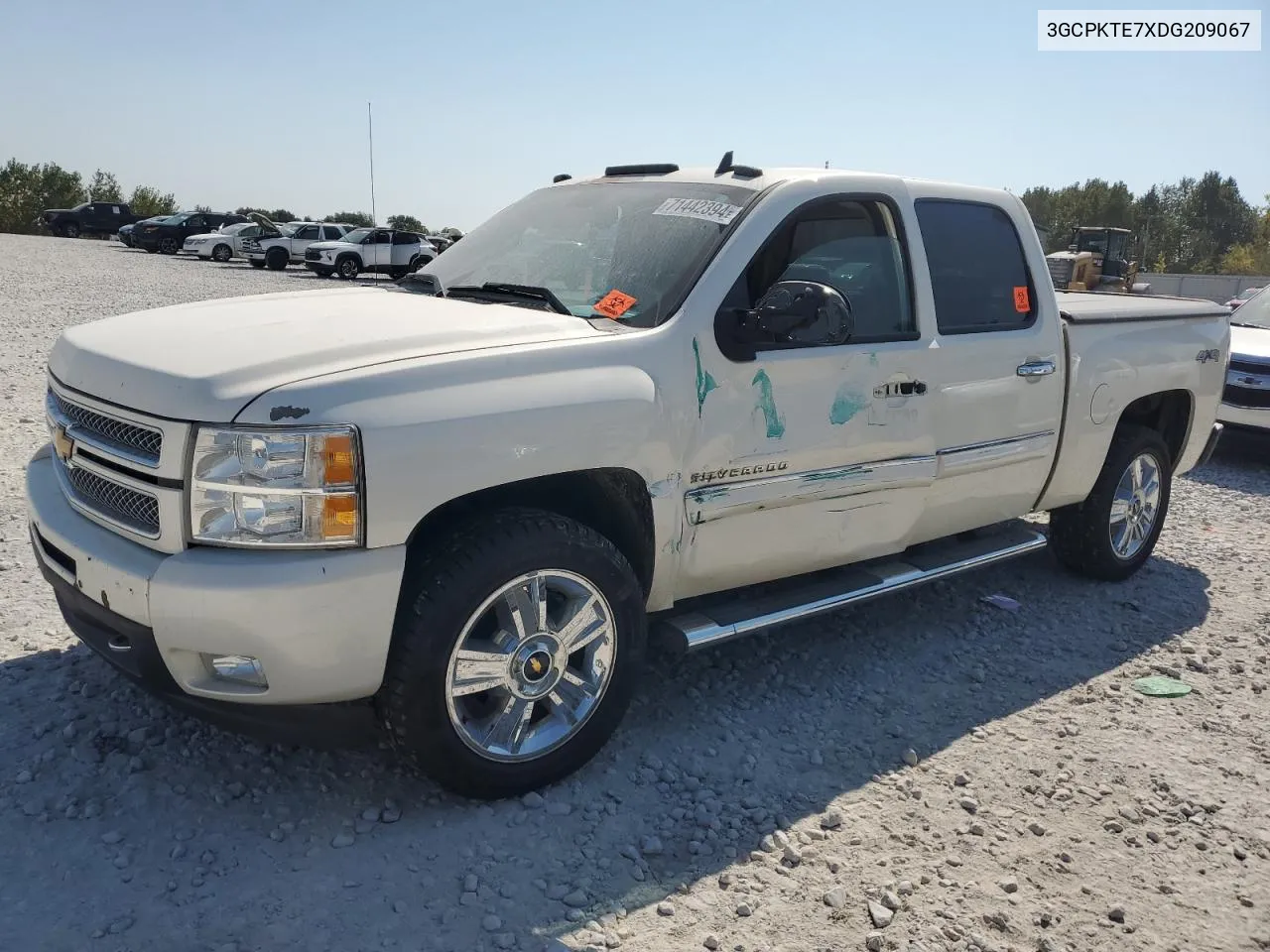 2013 Chevrolet Silverado K1500 Ltz VIN: 3GCPKTE7XDG209067 Lot: 71442394