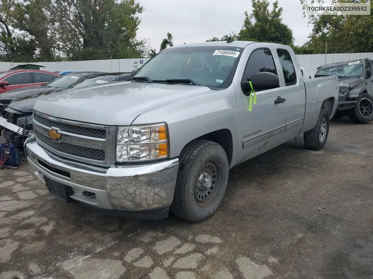 2013 Chevrolet Silverado K1500 Lt VIN: 1GCRKSEA0DZ339552 Lot: 71480494