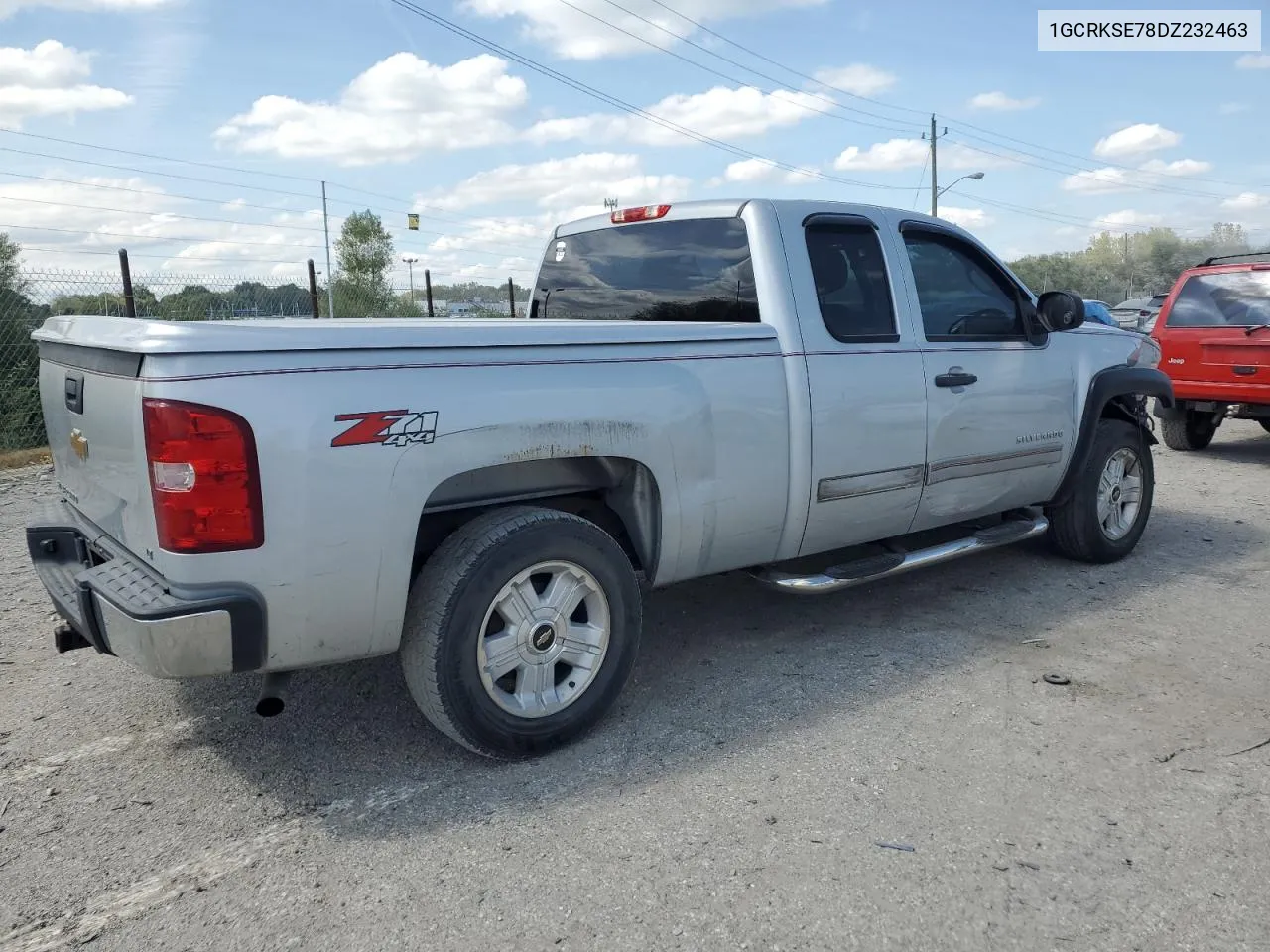 2013 Chevrolet Silverado K1500 Lt VIN: 1GCRKSE78DZ232463 Lot: 71580904