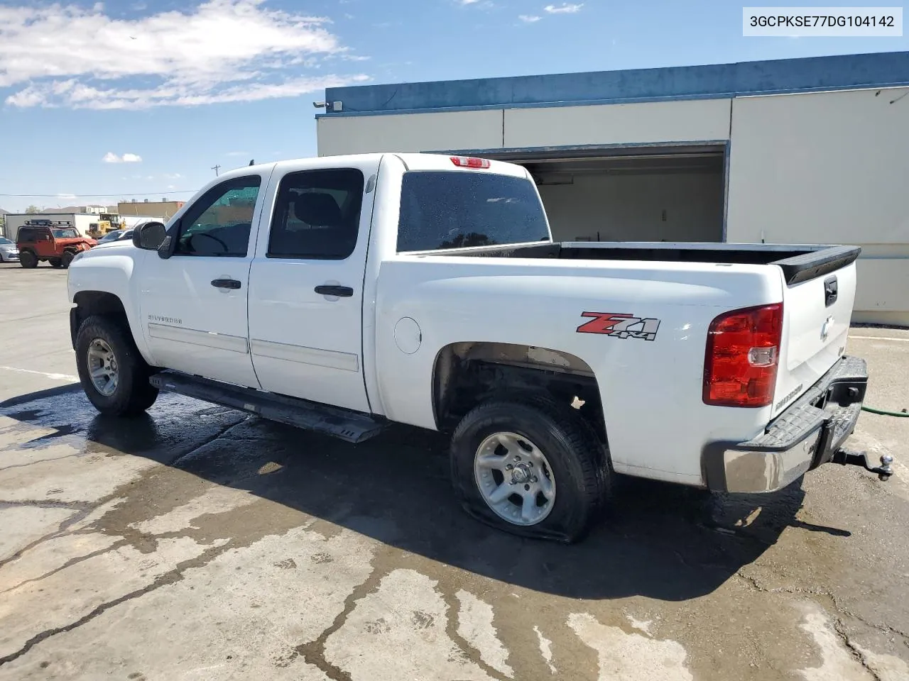 2013 Chevrolet Silverado K1500 Lt VIN: 3GCPKSE77DG104142 Lot: 71748534