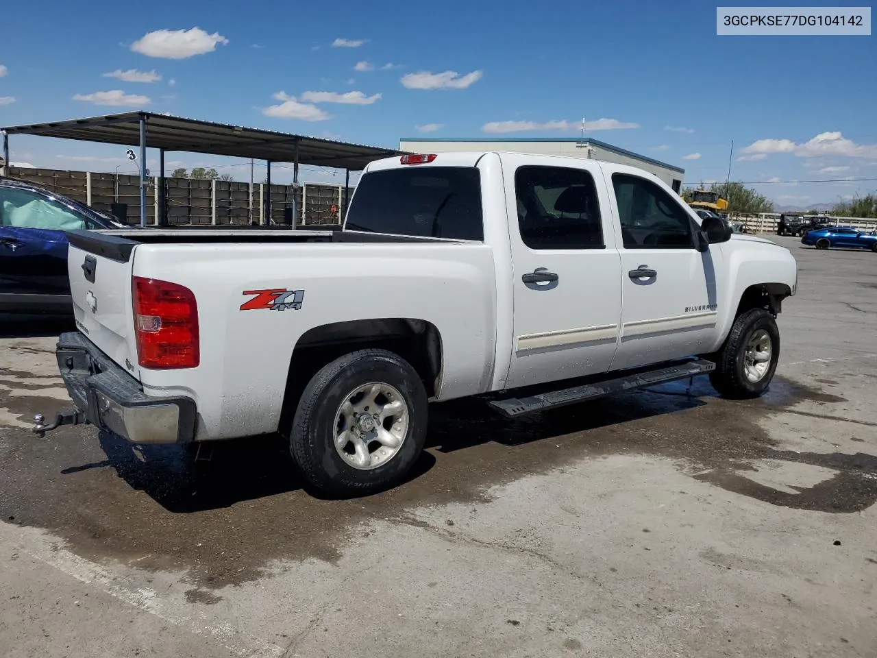 2013 Chevrolet Silverado K1500 Lt VIN: 3GCPKSE77DG104142 Lot: 71748534