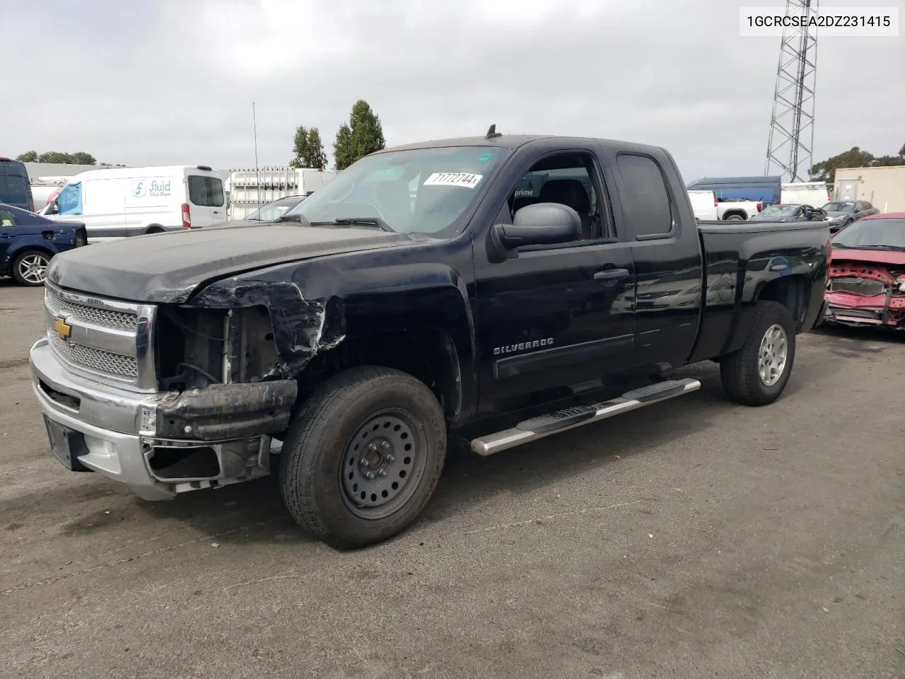 2013 Chevrolet Silverado C1500 Lt VIN: 1GCRCSEA2DZ231415 Lot: 71772744