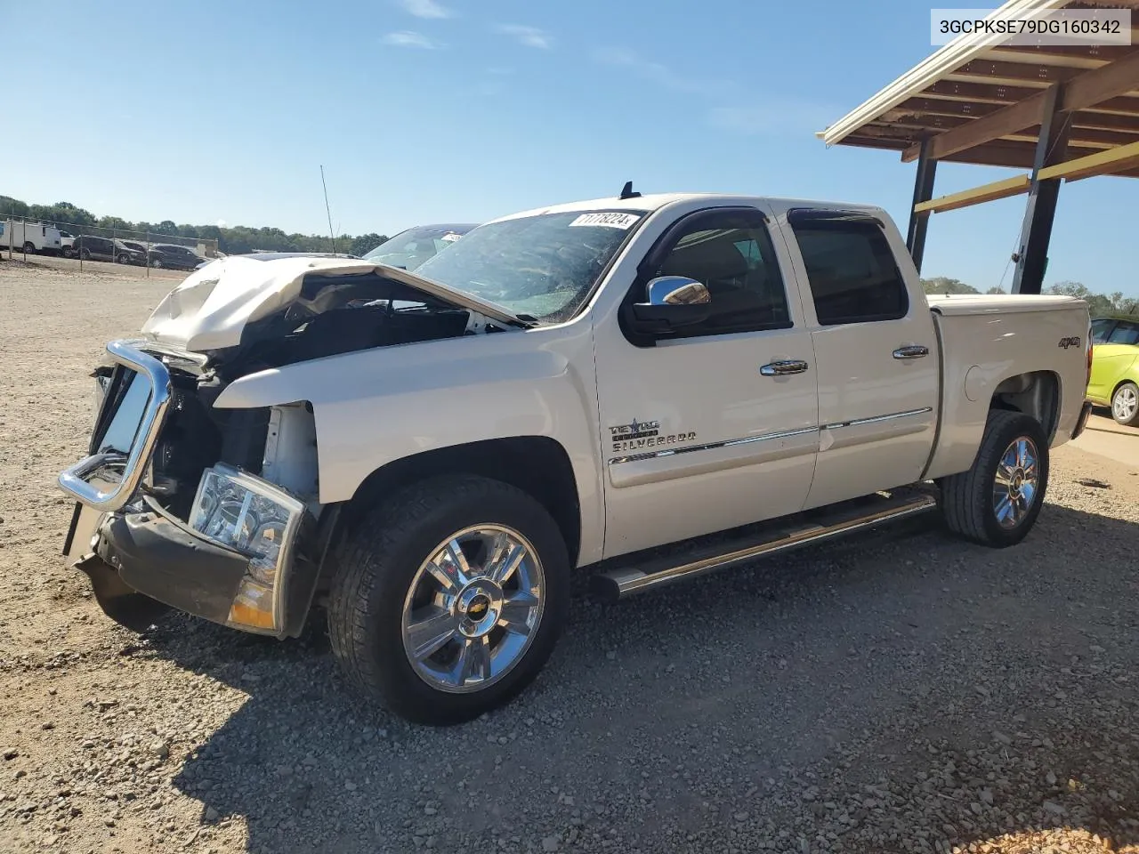 2013 Chevrolet Silverado K1500 Lt VIN: 3GCPKSE79DG160342 Lot: 71778224