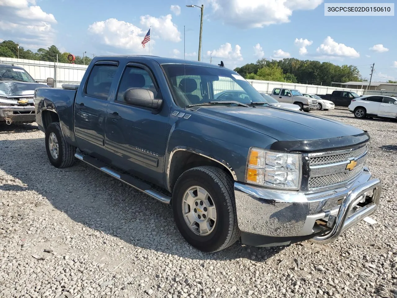 2013 Chevrolet Silverado C1500 Lt VIN: 3GCPCSE02DG150610 Lot: 71806344