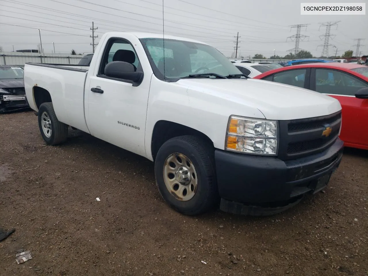 2013 Chevrolet Silverado C1500 VIN: 1GCNCPEX2DZ198058 Lot: 71844874