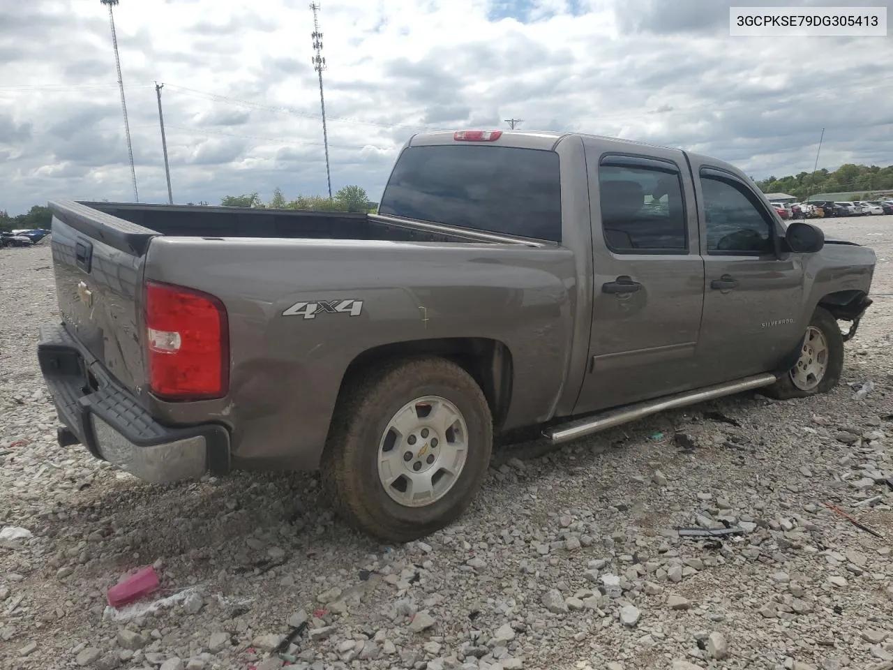 2013 Chevrolet Silverado K1500 Lt VIN: 3GCPKSE79DG305413 Lot: 71937844