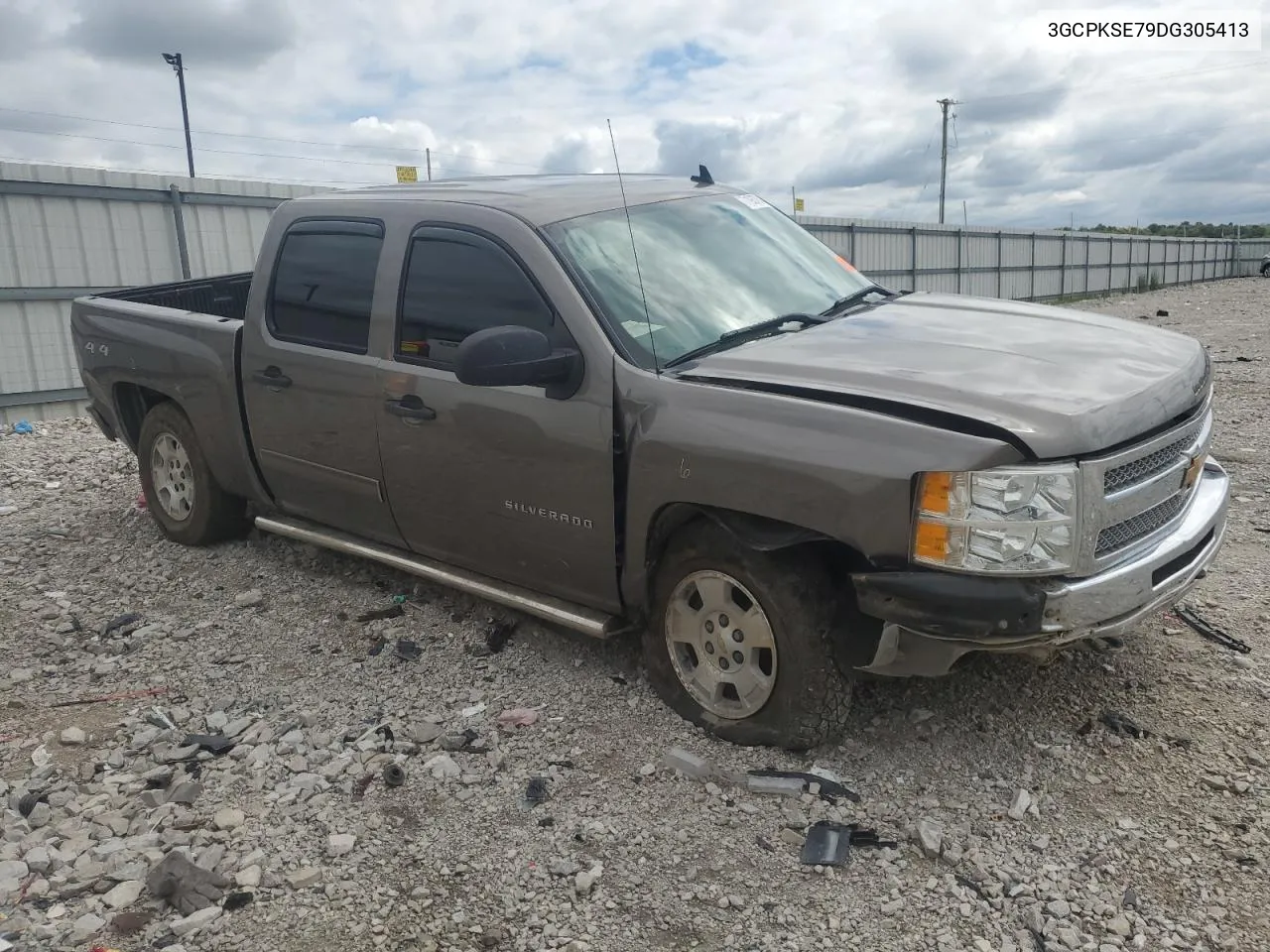 2013 Chevrolet Silverado K1500 Lt VIN: 3GCPKSE79DG305413 Lot: 71937844