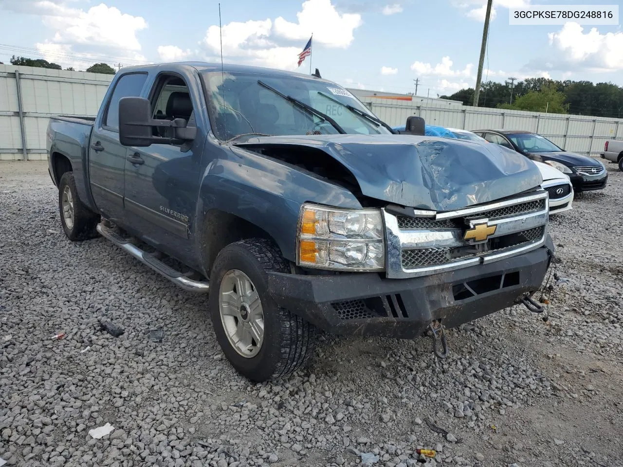 2013 Chevrolet Silverado K1500 Lt VIN: 3GCPKSE78DG248816 Lot: 72068424