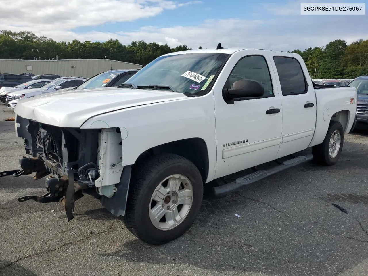 2013 Chevrolet Silverado K1500 Lt VIN: 3GCPKSE71DG276067 Lot: 72164484