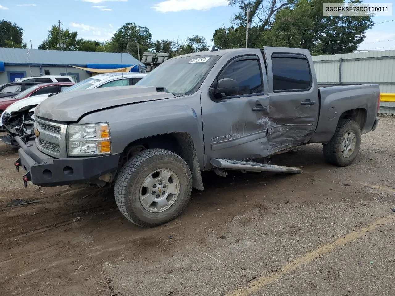 2013 Chevrolet Silverado K1500 Lt VIN: 3GCPKSE78DG160011 Lot: 72211134