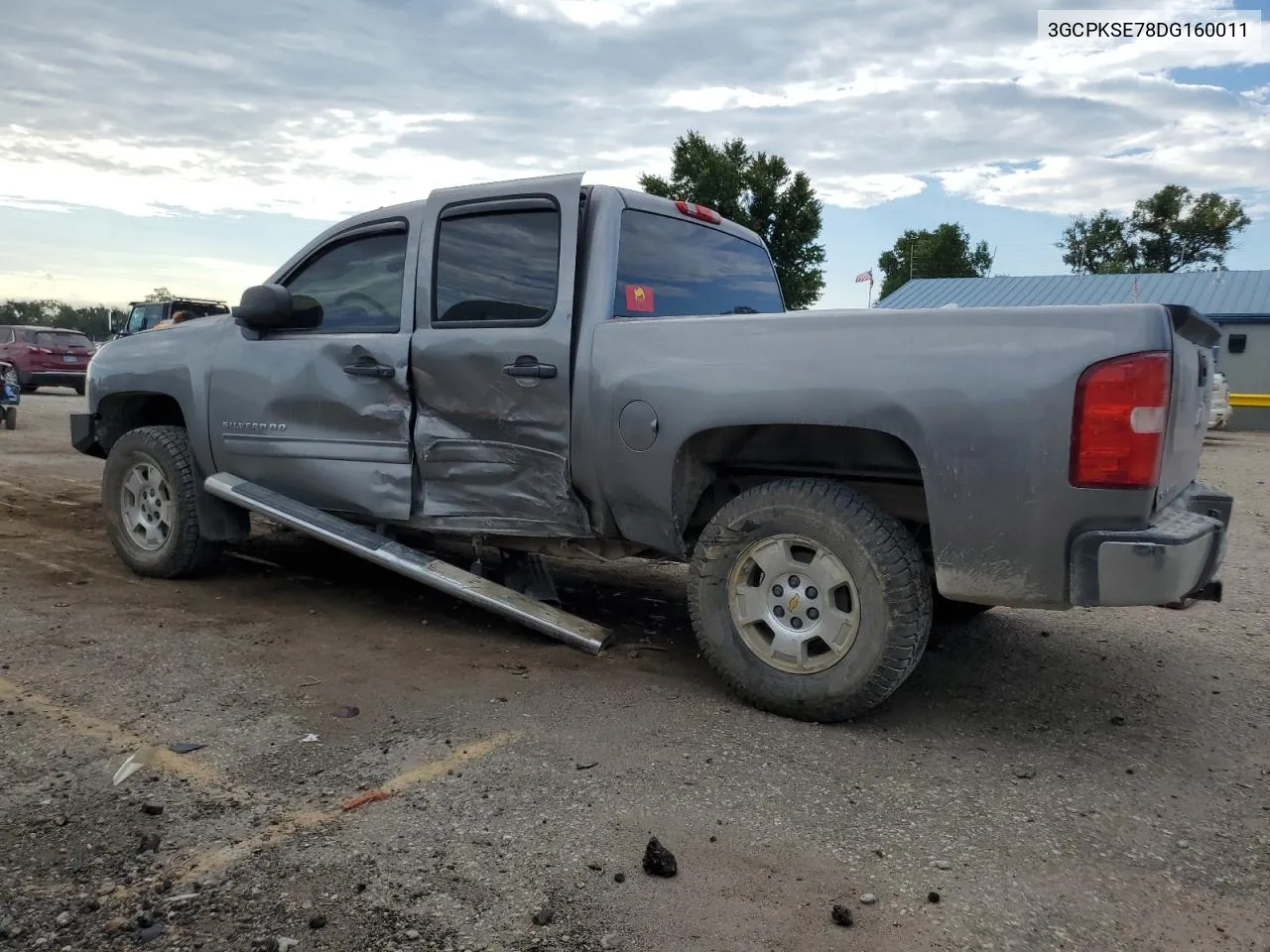 2013 Chevrolet Silverado K1500 Lt VIN: 3GCPKSE78DG160011 Lot: 72211134