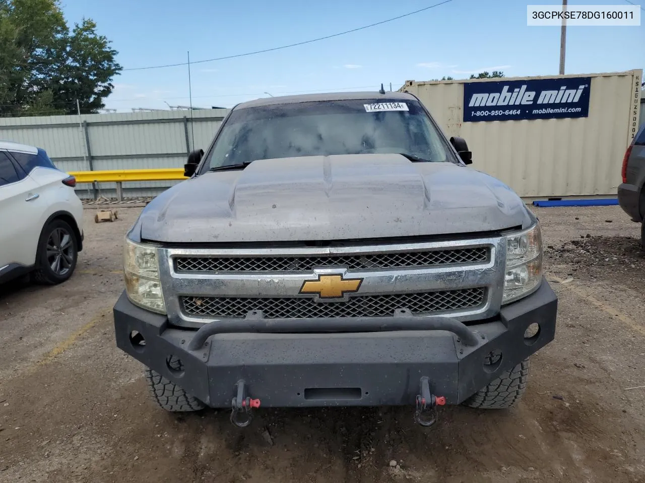 3GCPKSE78DG160011 2013 Chevrolet Silverado K1500 Lt