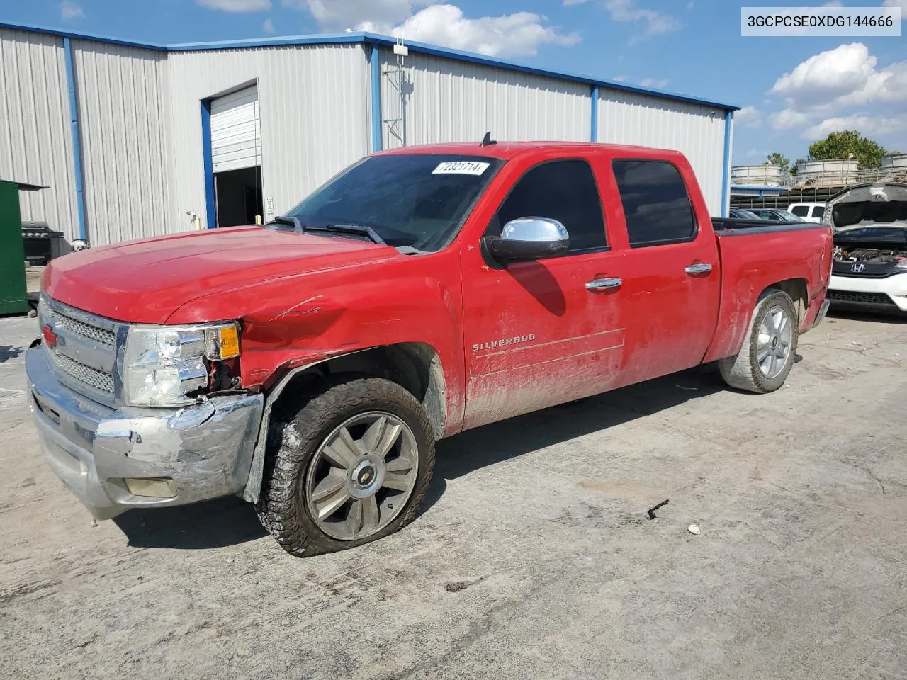 2013 Chevrolet Silverado C1500 Lt VIN: 3GCPCSE0XDG144666 Lot: 72321714