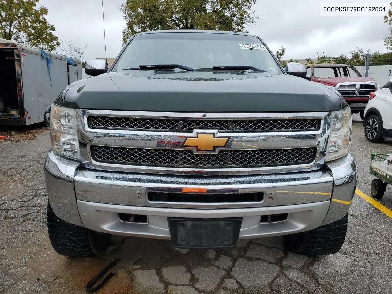 2013 Chevrolet Silverado K1500 Lt VIN: 3GCPKSE79DG192854 Lot: 72557084