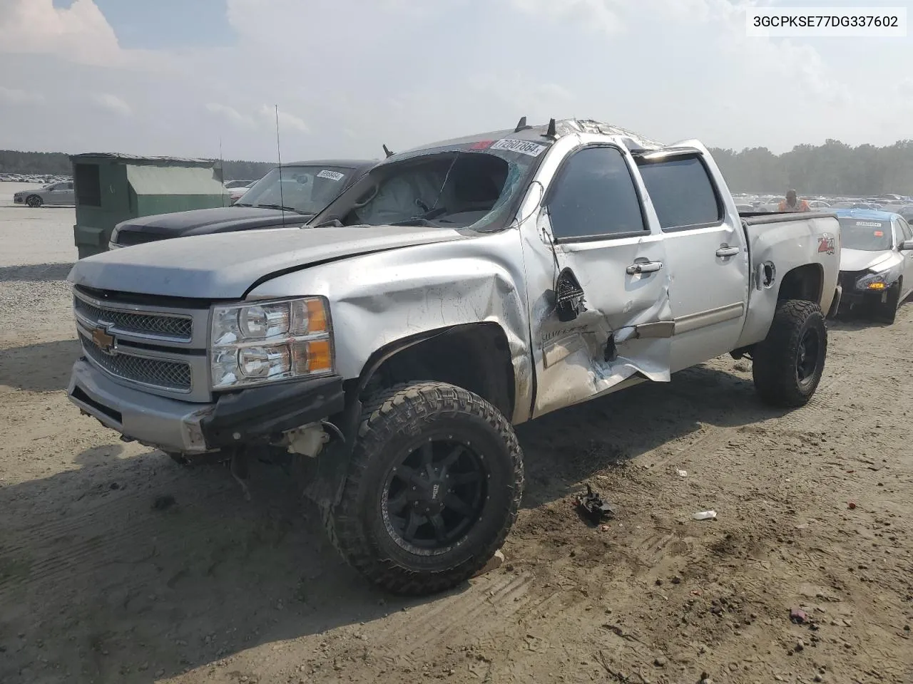 2013 Chevrolet Silverado K1500 Lt VIN: 3GCPKSE77DG337602 Lot: 72607864