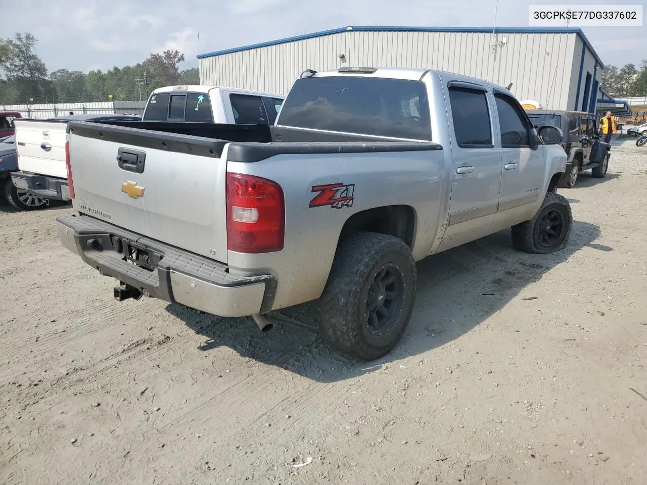 2013 Chevrolet Silverado K1500 Lt VIN: 3GCPKSE77DG337602 Lot: 72607864