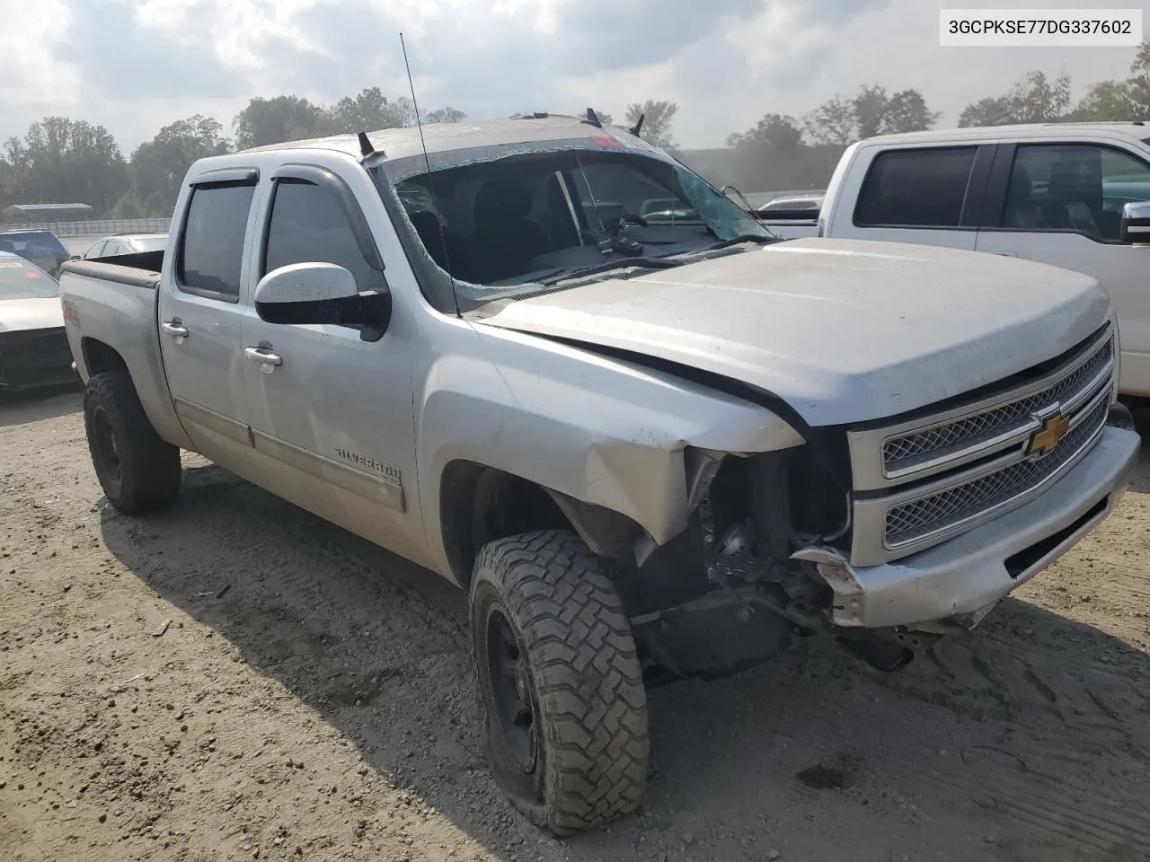 2013 Chevrolet Silverado K1500 Lt VIN: 3GCPKSE77DG337602 Lot: 72607864