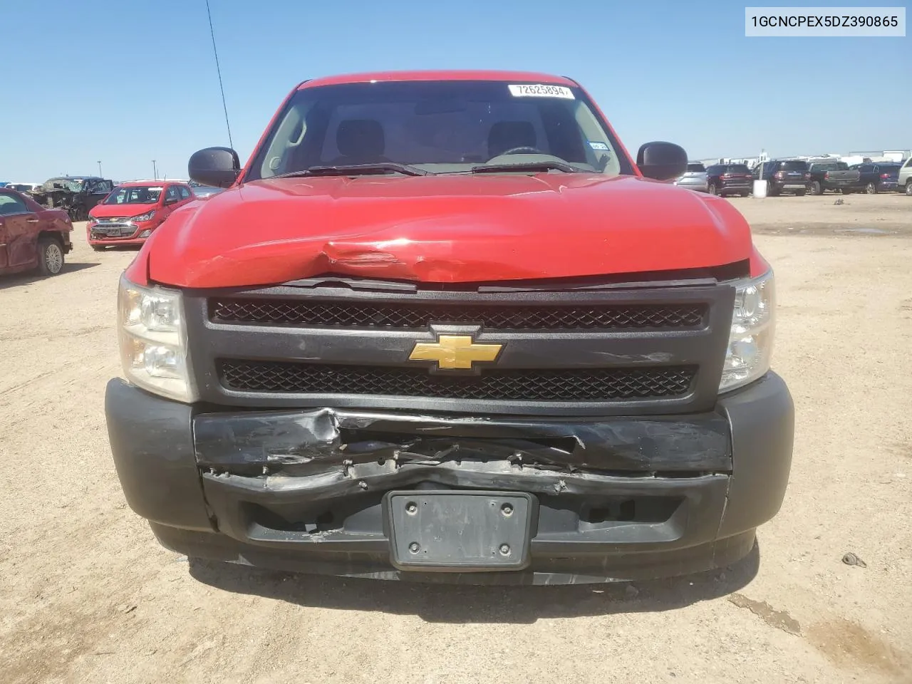 2013 Chevrolet Silverado C1500 VIN: 1GCNCPEX5DZ390865 Lot: 72625894