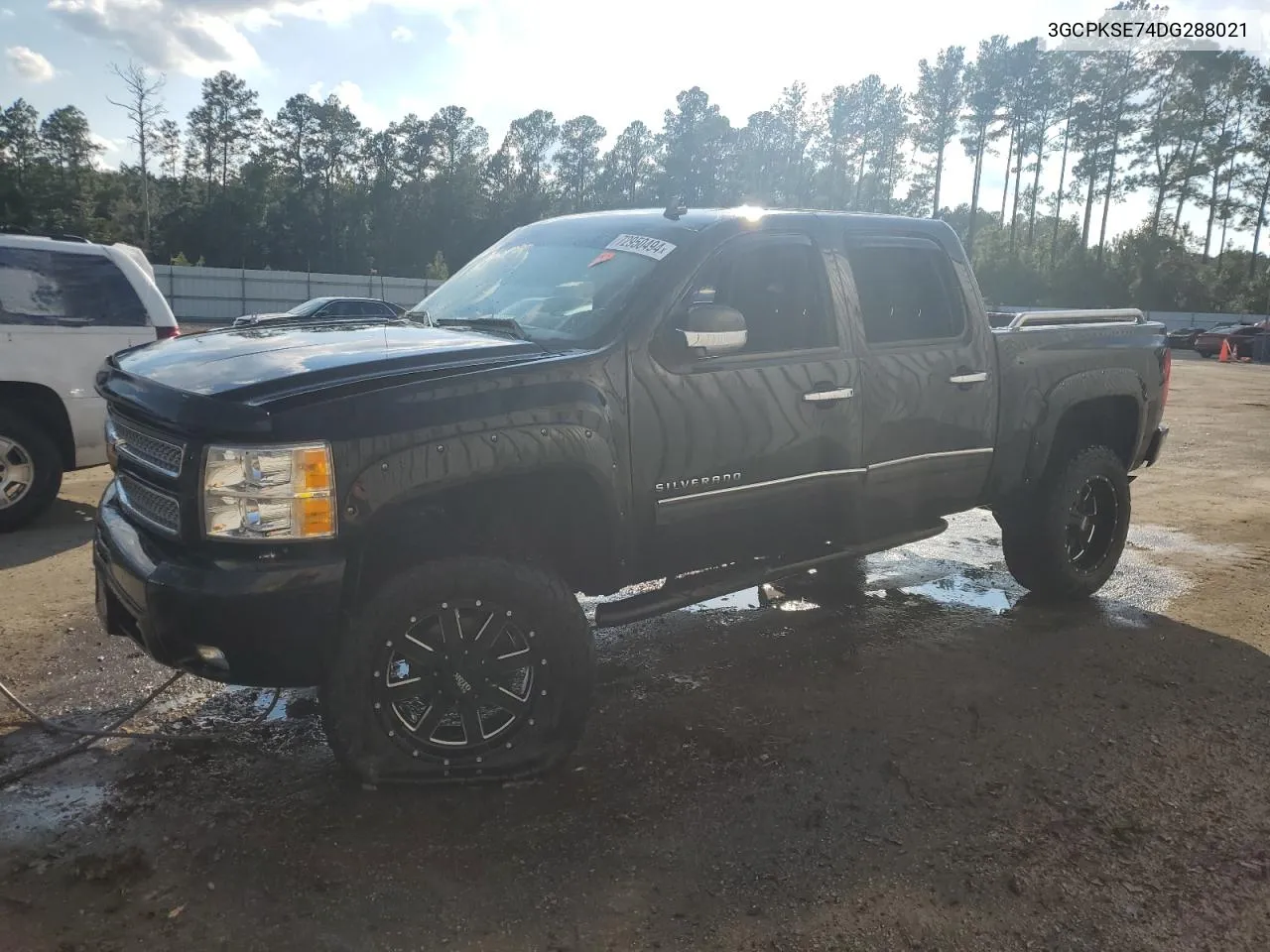 2013 Chevrolet Silverado K1500 Lt VIN: 3GCPKSE74DG288021 Lot: 72950494