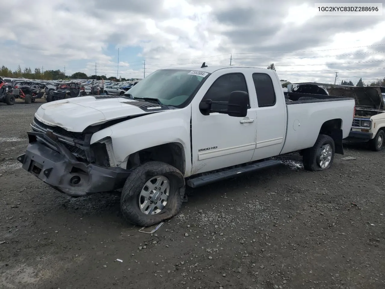 1GC2KYC83DZ288696 2013 Chevrolet Silverado K2500 Heavy Duty Ltz