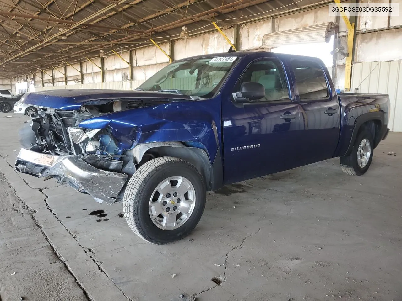 2013 Chevrolet Silverado C1500 Lt VIN: 3GCPCSE03DG355921 Lot: 73167454