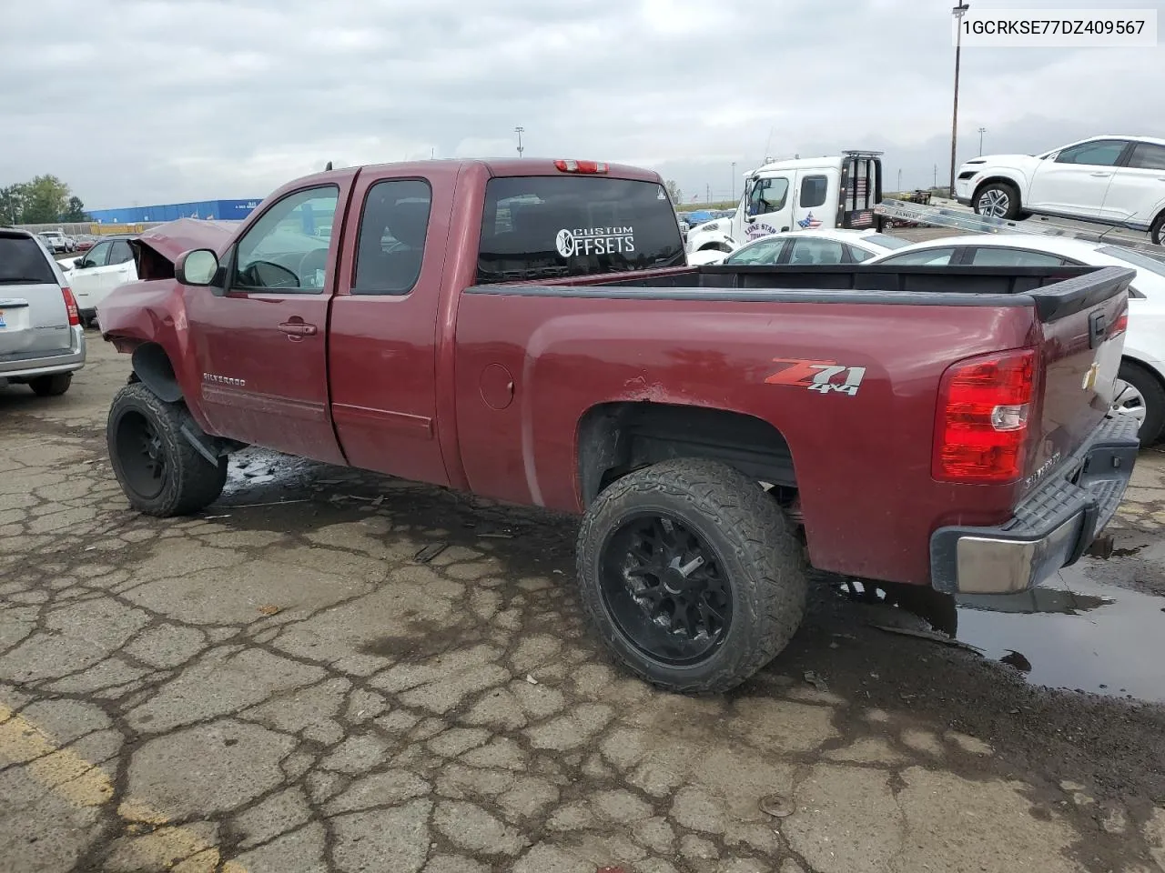 2013 Chevrolet Silverado K1500 Lt VIN: 1GCRKSE77DZ409567 Lot: 73217594