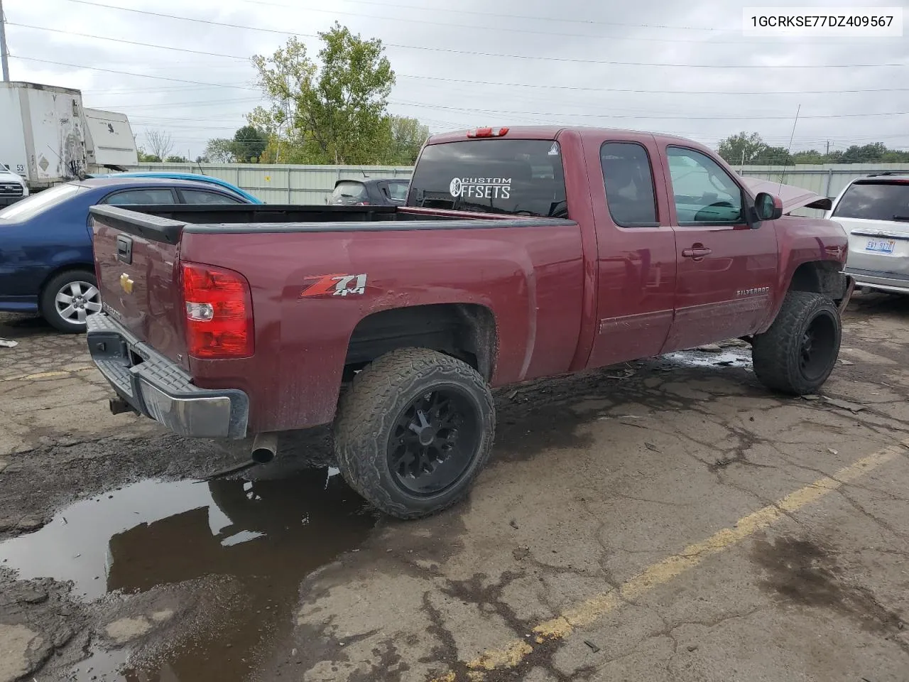 2013 Chevrolet Silverado K1500 Lt VIN: 1GCRKSE77DZ409567 Lot: 73217594