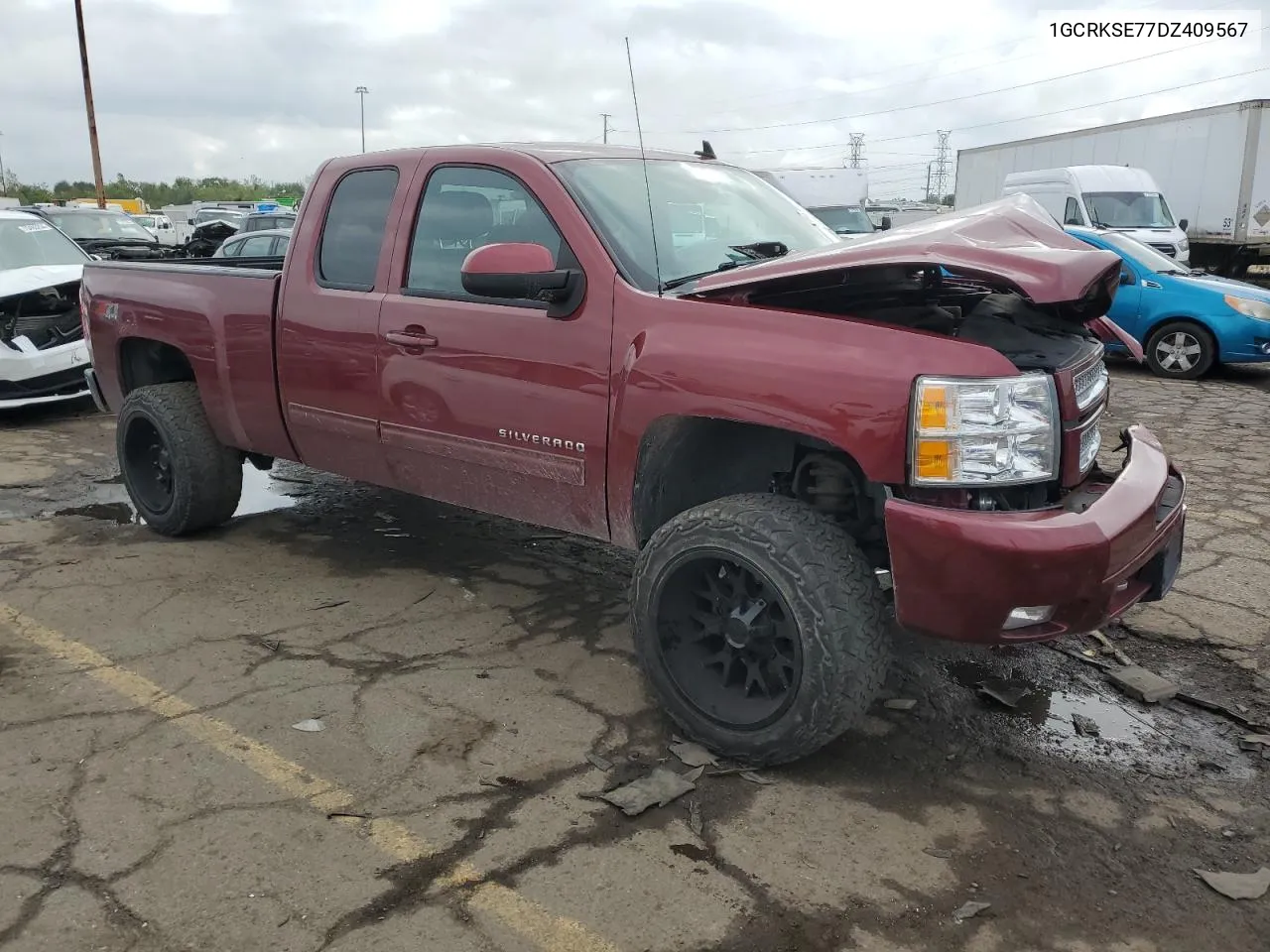 2013 Chevrolet Silverado K1500 Lt VIN: 1GCRKSE77DZ409567 Lot: 73217594