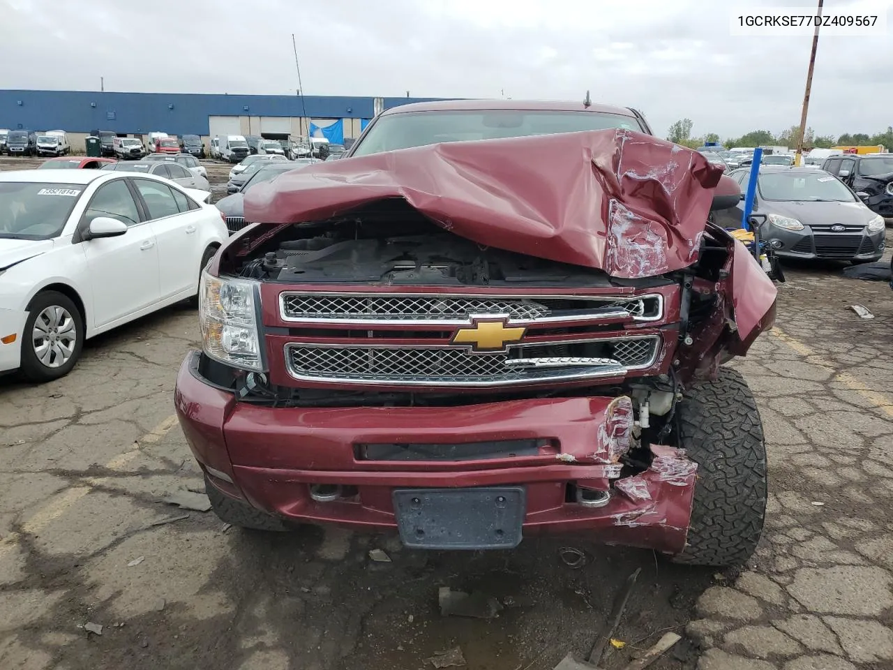 2013 Chevrolet Silverado K1500 Lt VIN: 1GCRKSE77DZ409567 Lot: 73217594