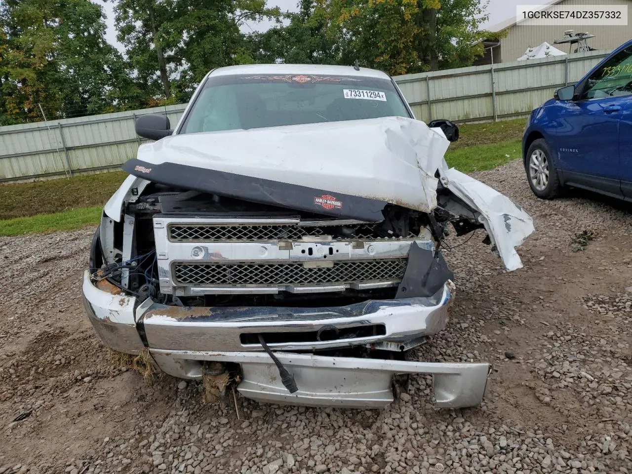 2013 Chevrolet Silverado K1500 Lt VIN: 1GCRKSE74DZ357332 Lot: 73311294