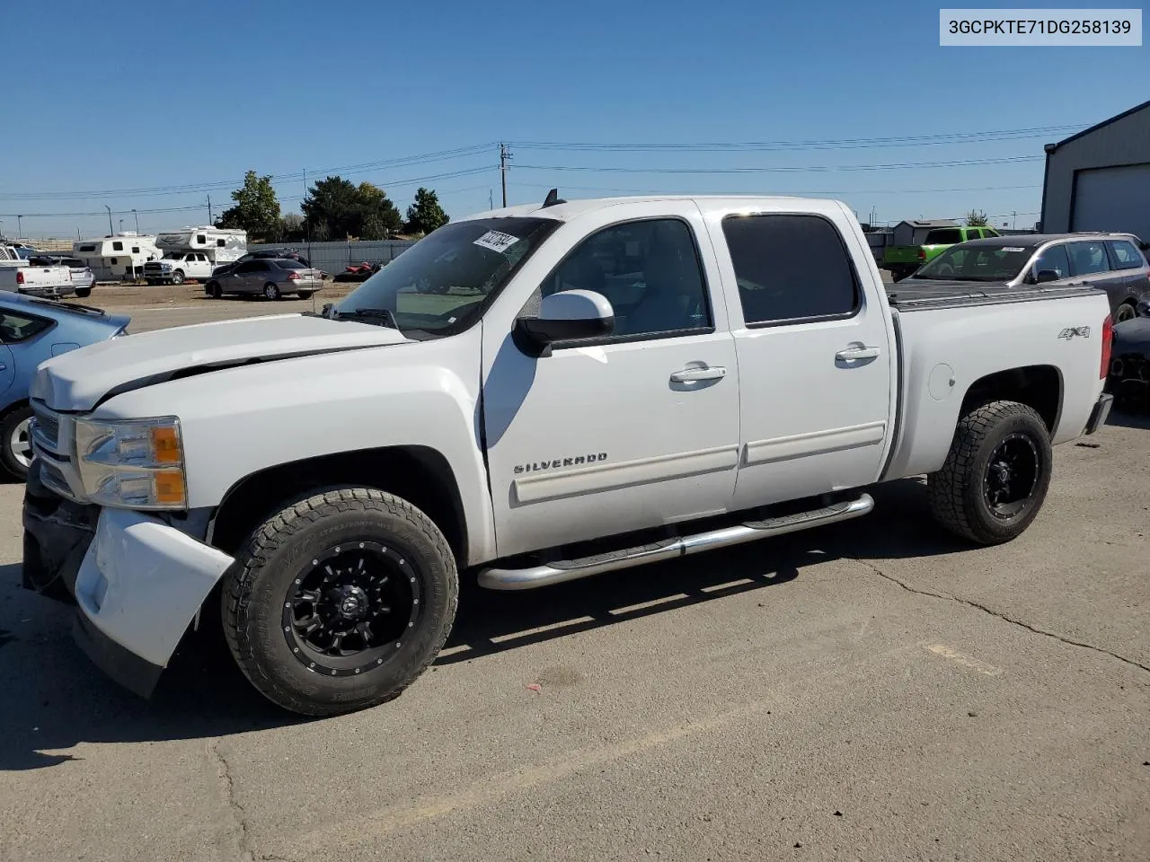 2013 Chevrolet Silverado K1500 Ltz VIN: 3GCPKTE71DG258139 Lot: 73327684