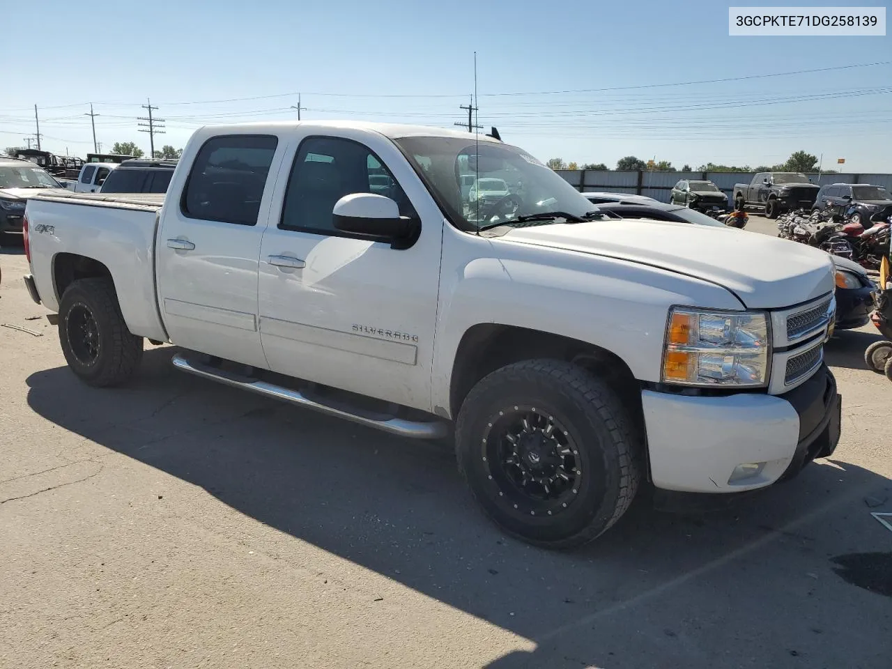 2013 Chevrolet Silverado K1500 Ltz VIN: 3GCPKTE71DG258139 Lot: 73327684