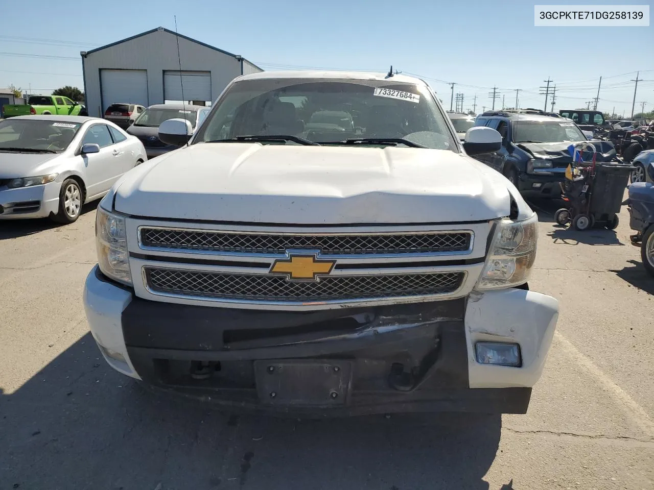 2013 Chevrolet Silverado K1500 Ltz VIN: 3GCPKTE71DG258139 Lot: 73327684