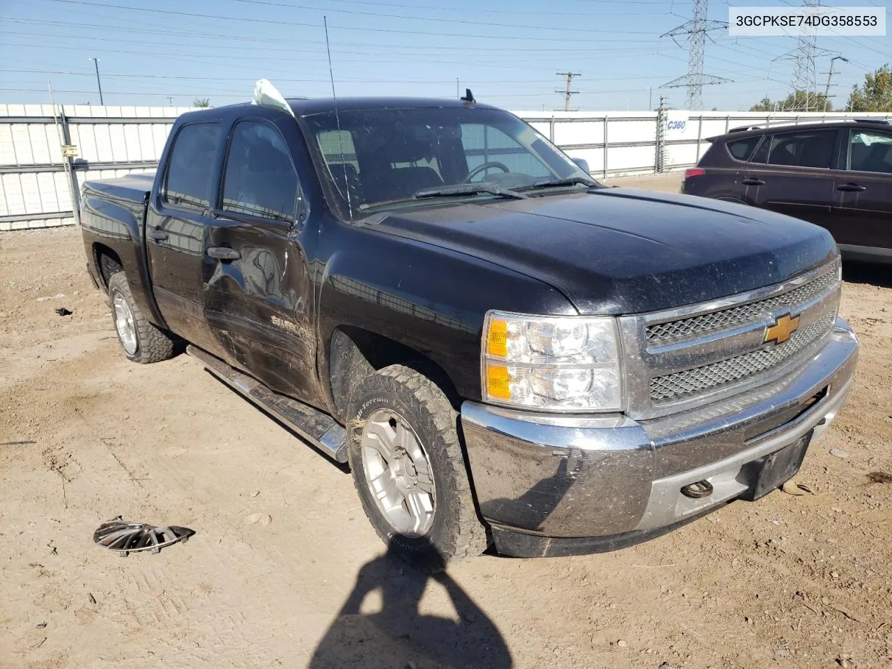 2013 Chevrolet Silverado K1500 Lt VIN: 3GCPKSE74DG358553 Lot: 73486664