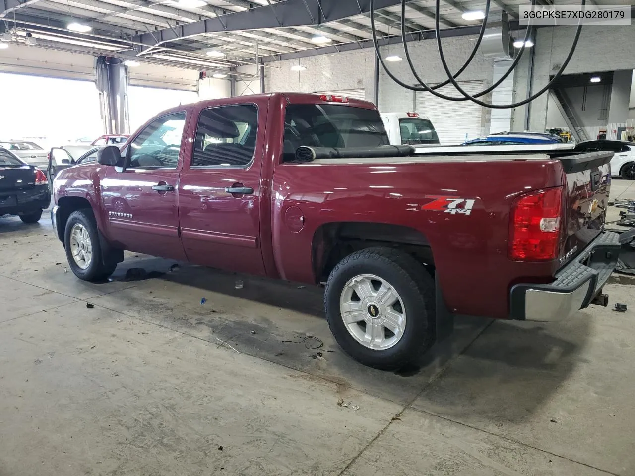 2013 Chevrolet Silverado K1500 Lt VIN: 3GCPKSE7XDG280179 Lot: 73517194