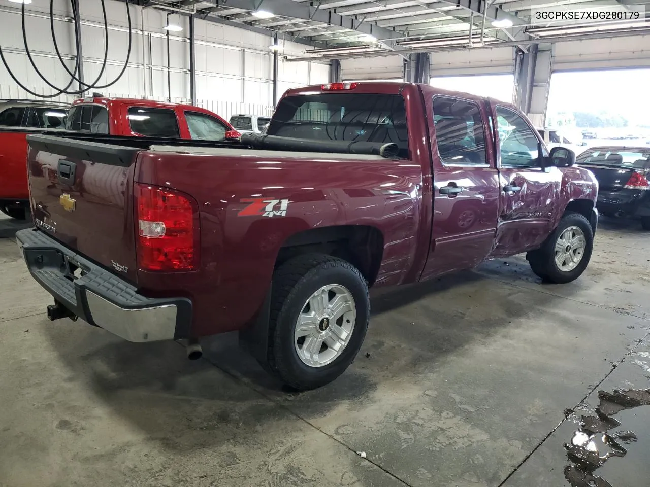 2013 Chevrolet Silverado K1500 Lt VIN: 3GCPKSE7XDG280179 Lot: 73517194