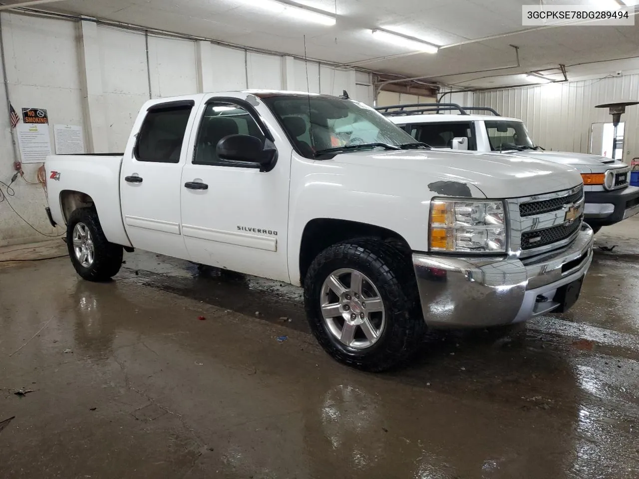 2013 Chevrolet Silverado K1500 Lt VIN: 3GCPKSE78DG289494 Lot: 73591474