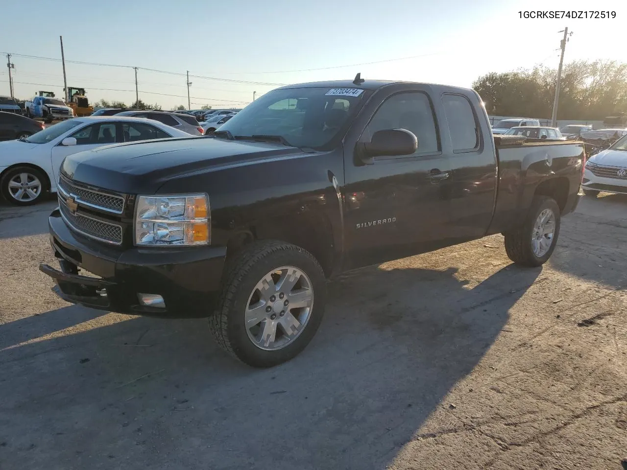 2013 Chevrolet Silverado K1500 Lt VIN: 1GCRKSE74DZ172519 Lot: 73703474