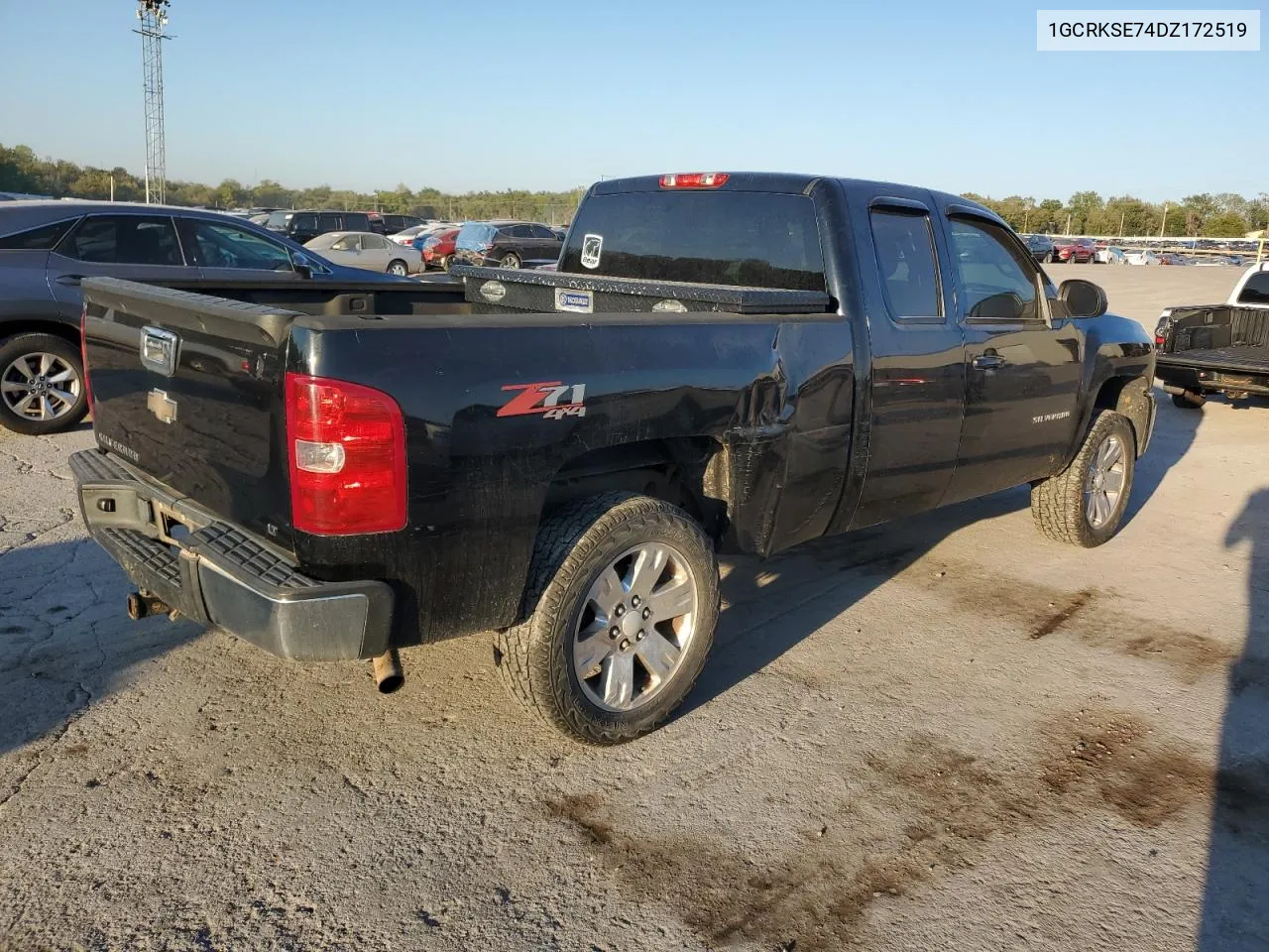 2013 Chevrolet Silverado K1500 Lt VIN: 1GCRKSE74DZ172519 Lot: 73703474