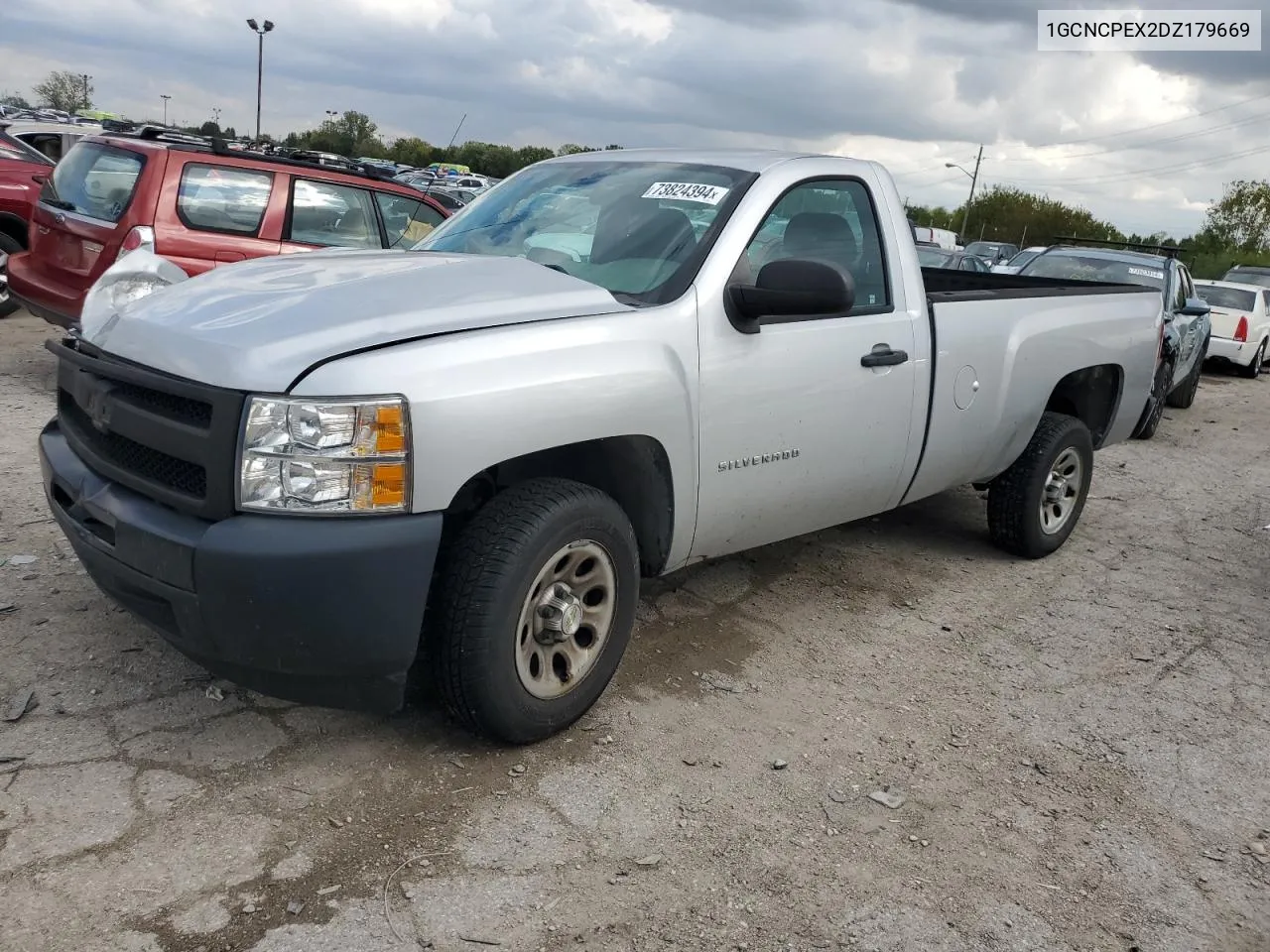 2013 Chevrolet Silverado C1500 VIN: 1GCNCPEX2DZ179669 Lot: 73824394